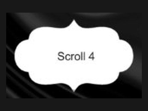 Medium Wood Plaque Shape, Scroll 4