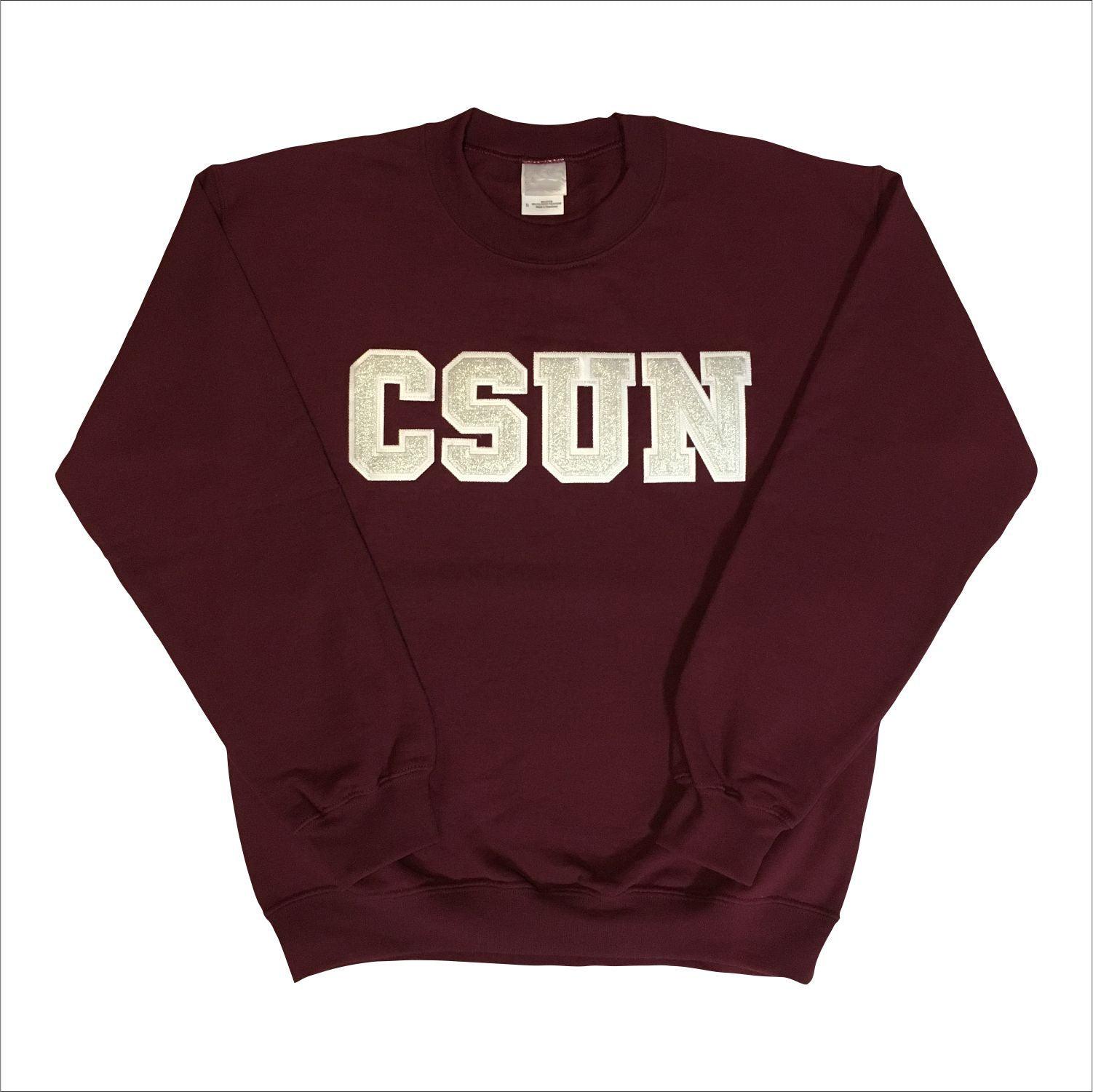 Crewneck CSUN Zig-zag Embroidery - Rochies Originals