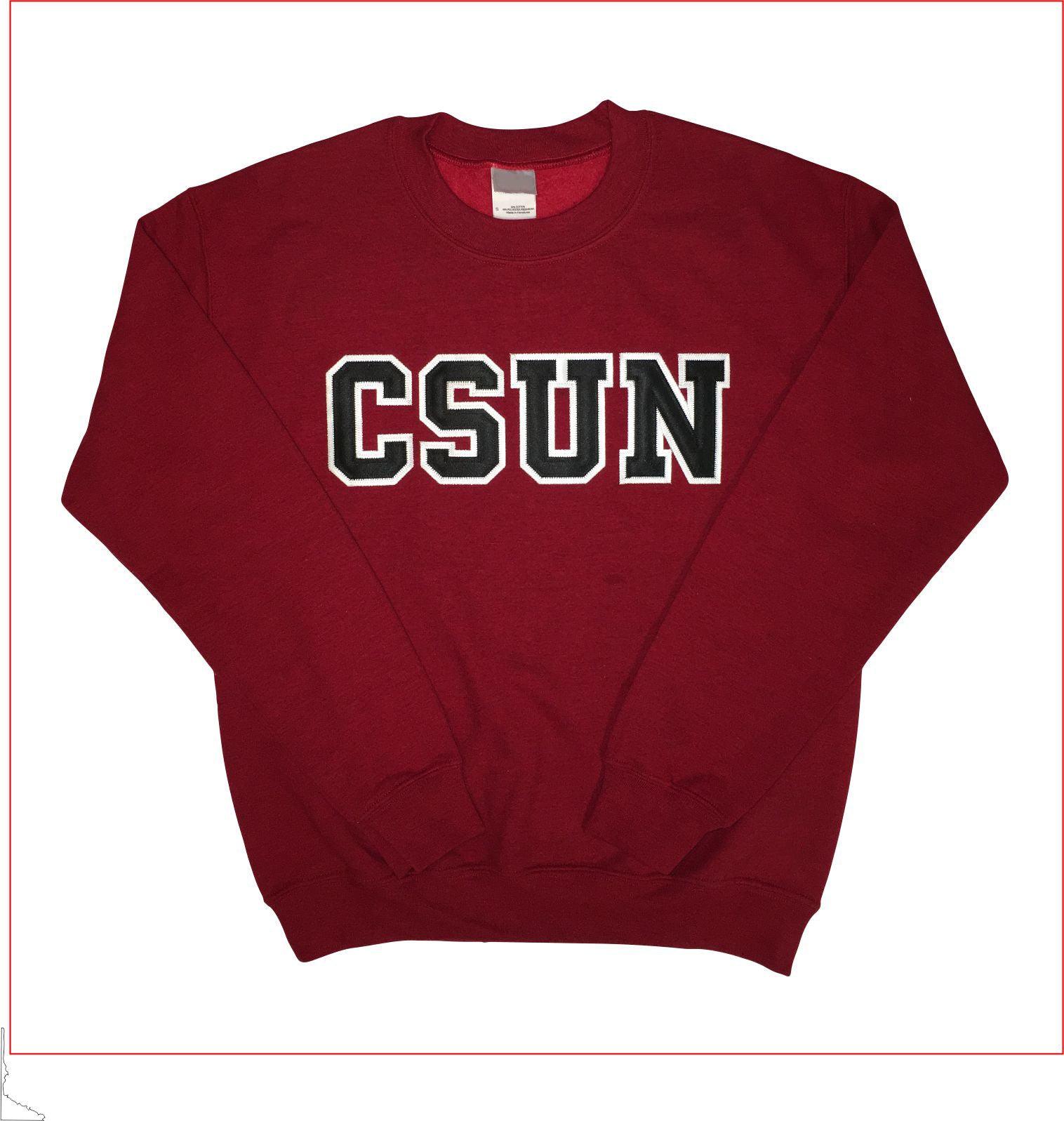 Crewneck CSUN Zig-zag Embroidery - Rochies Originals