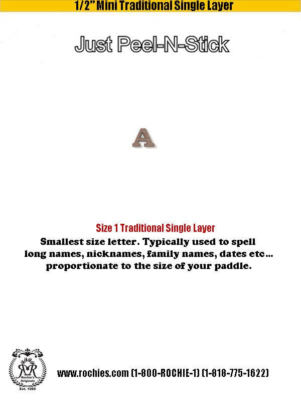 0.5" Mini Traditional Single Layer-Size 1 Single Lyr - Rochies Originals