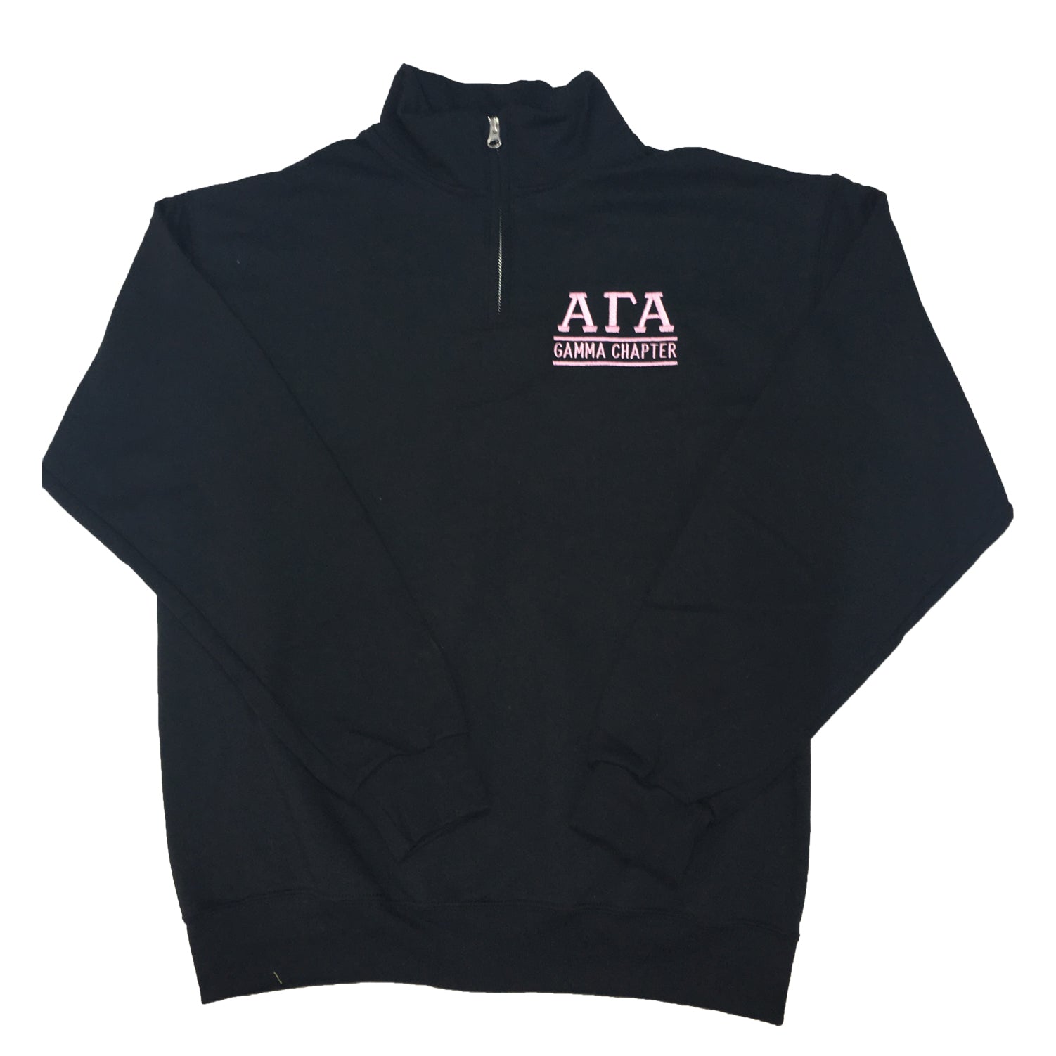 Quarter-Zip Greek Chest Embroidery