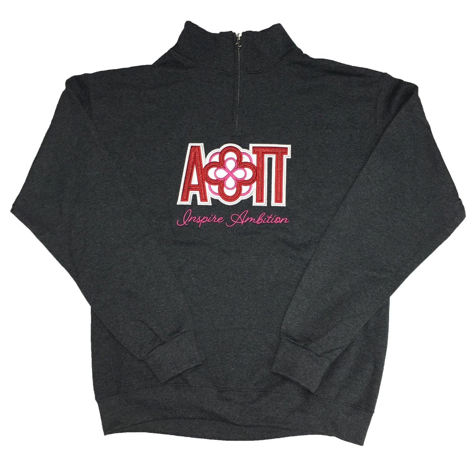 Designer Quarter-Zip Alpha Omicron Pi - Rochies Originals