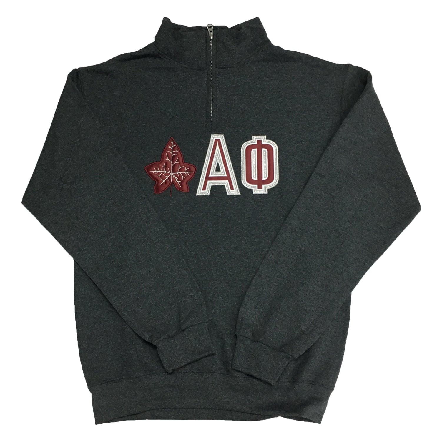 Designer Quarter-Zip Alpha Phi - Rochies Originals