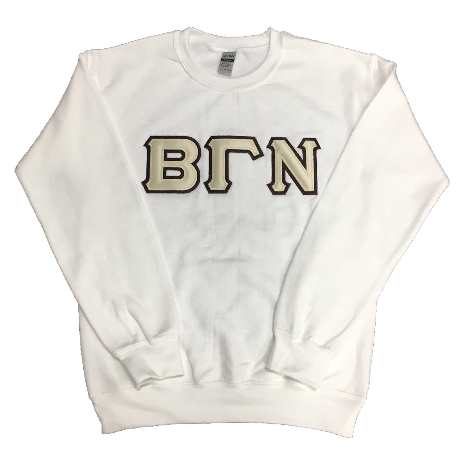 Crewneck Zig-Zag Greek Letters - Rochies Originals