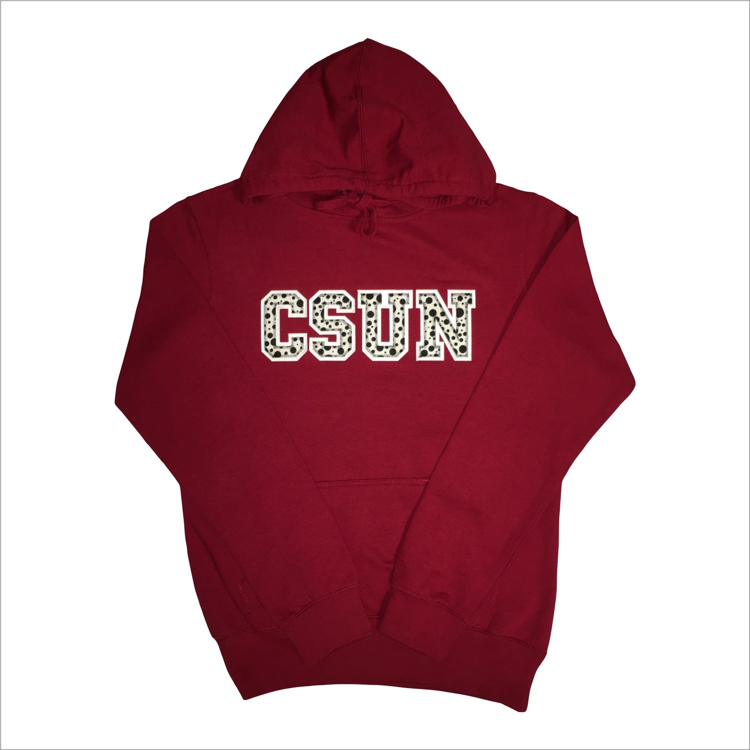 Custom Hoodie CSUN Zig-Zag Letters