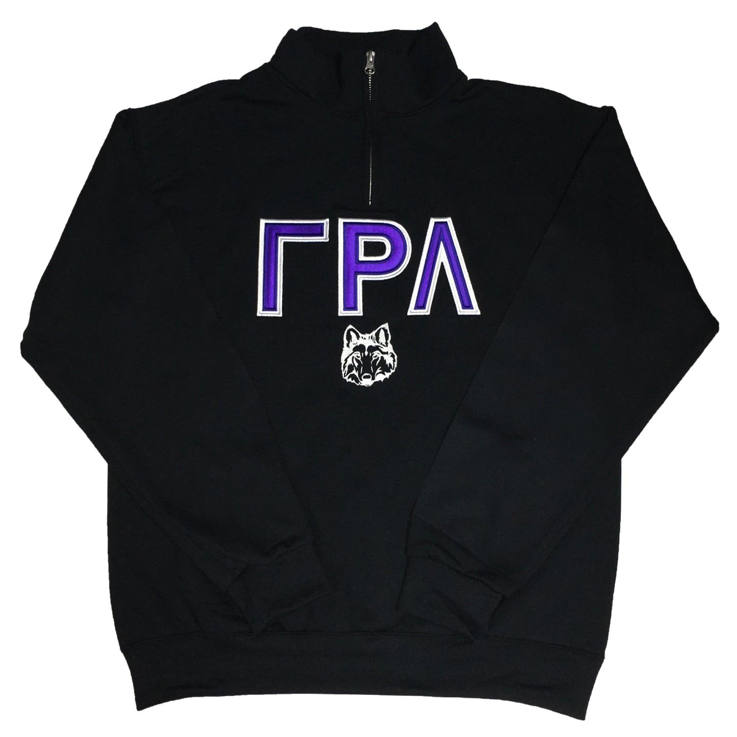 Designer Quarter-Zip Gamma Rho Lambda - Rochies Originals