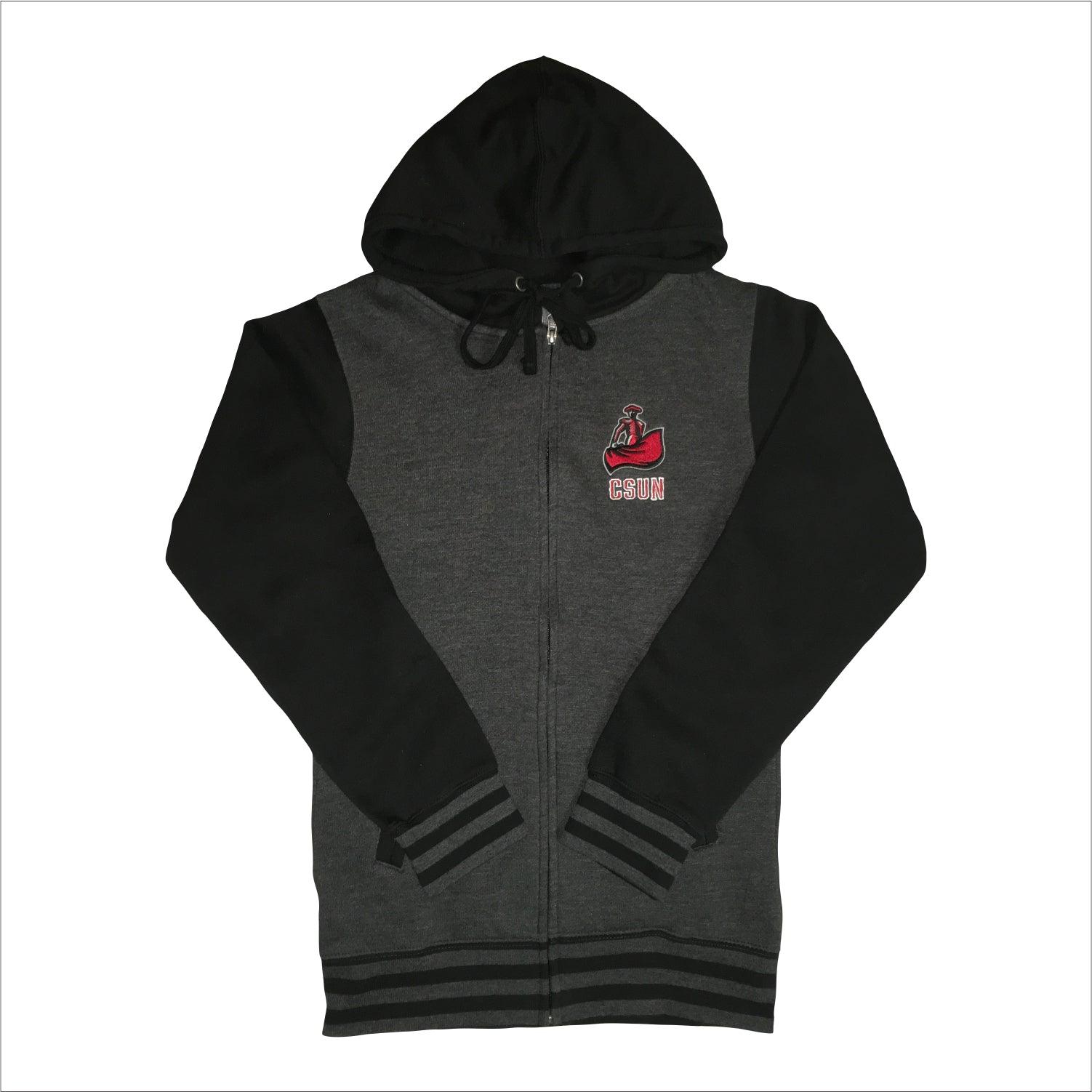 Athletic Zip-Up CSUN Left Chest Embroidery - Rochies Originals