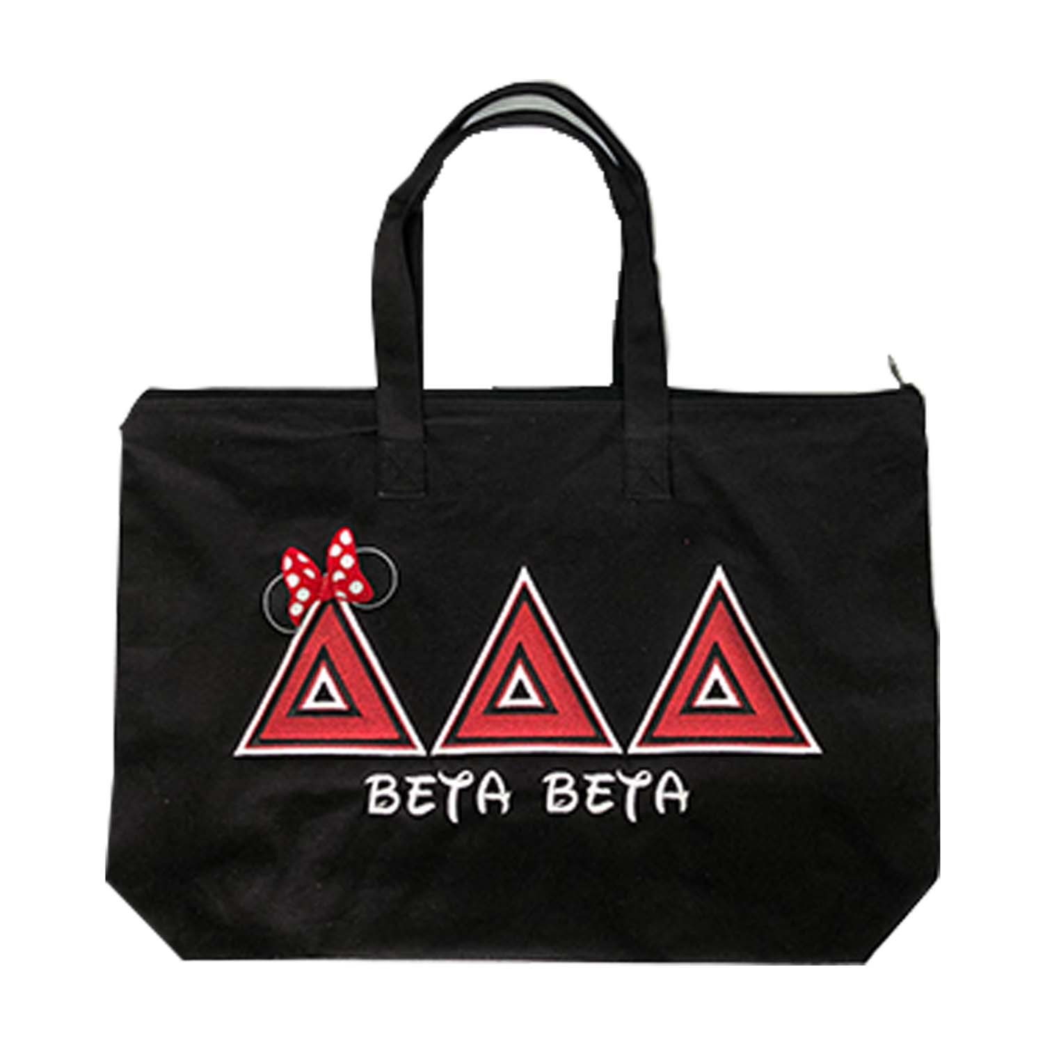 Playful Mouse Jumbo Tote Bag w/ Zip