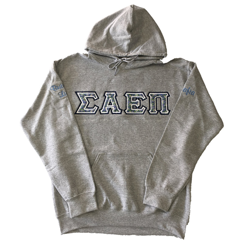 Hoodie with Puff Letters- Non Licensed Groups