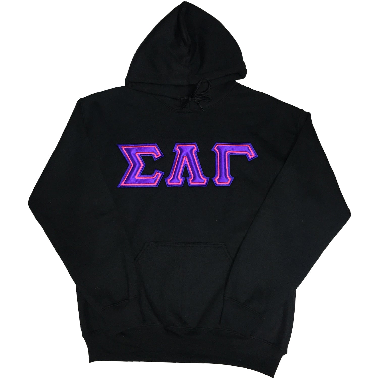 Hoodie with Puff Letters- Non Licensed Groups