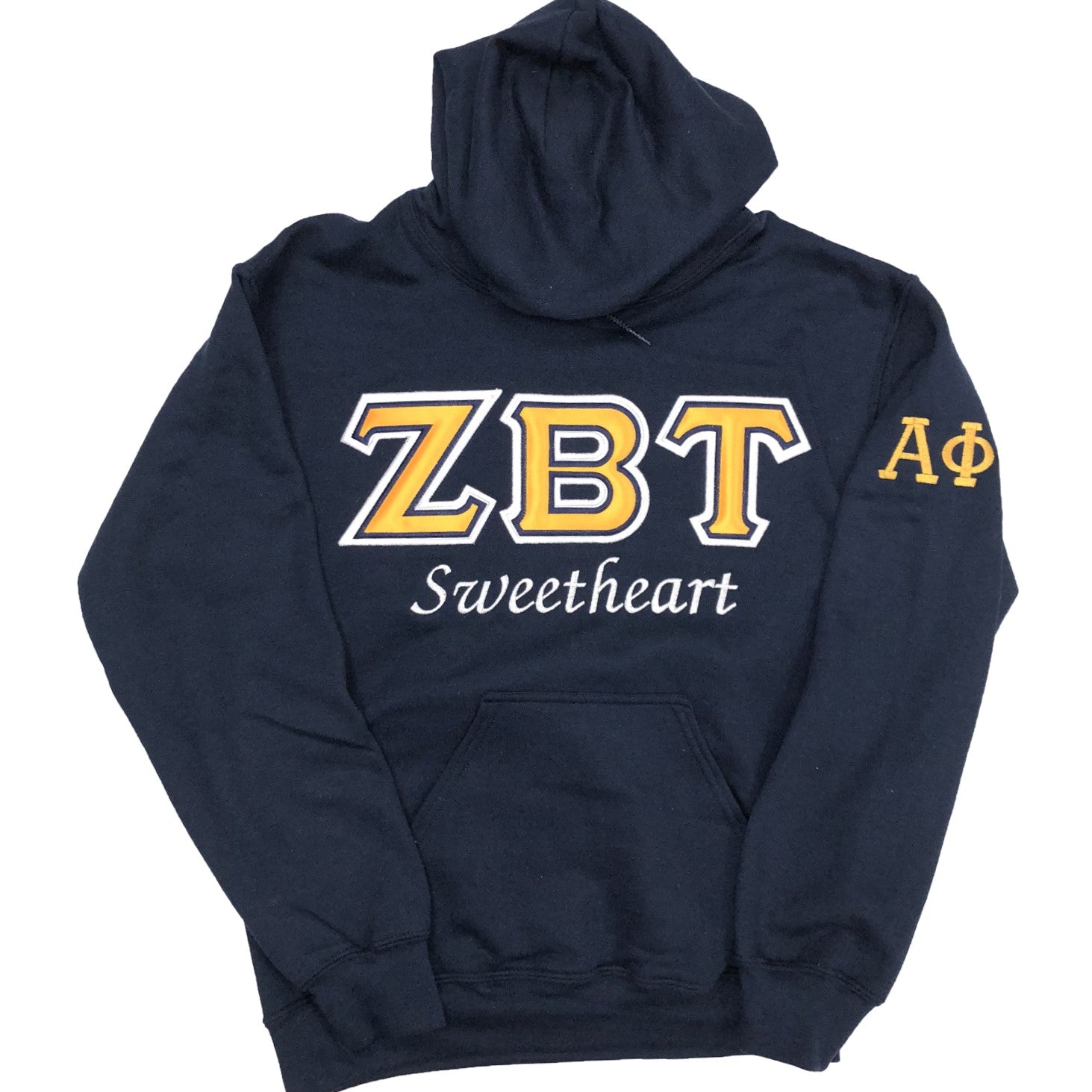 Hoodie with Puff Letters- Non Licensed Groups