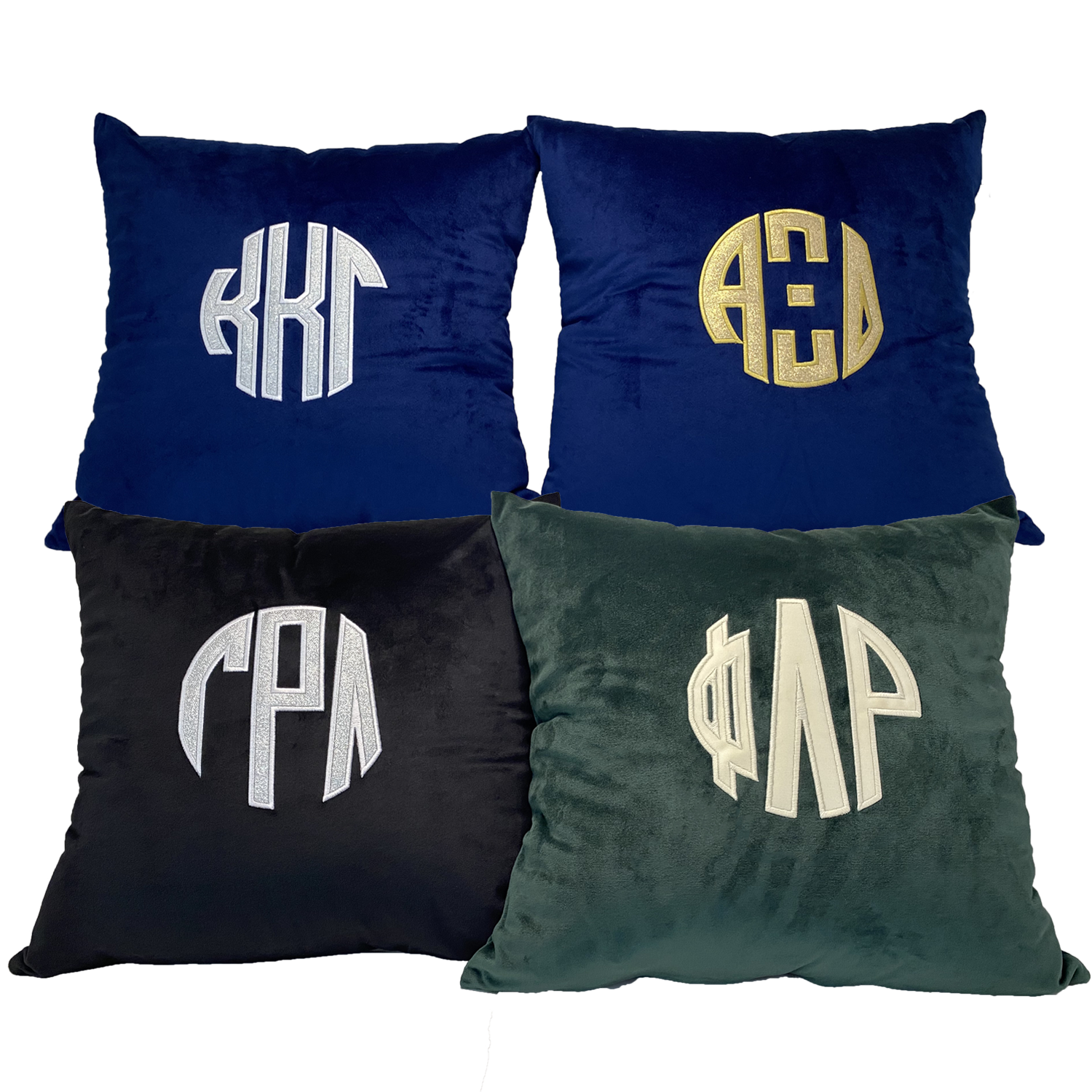 Greek Monogram Pillow Case