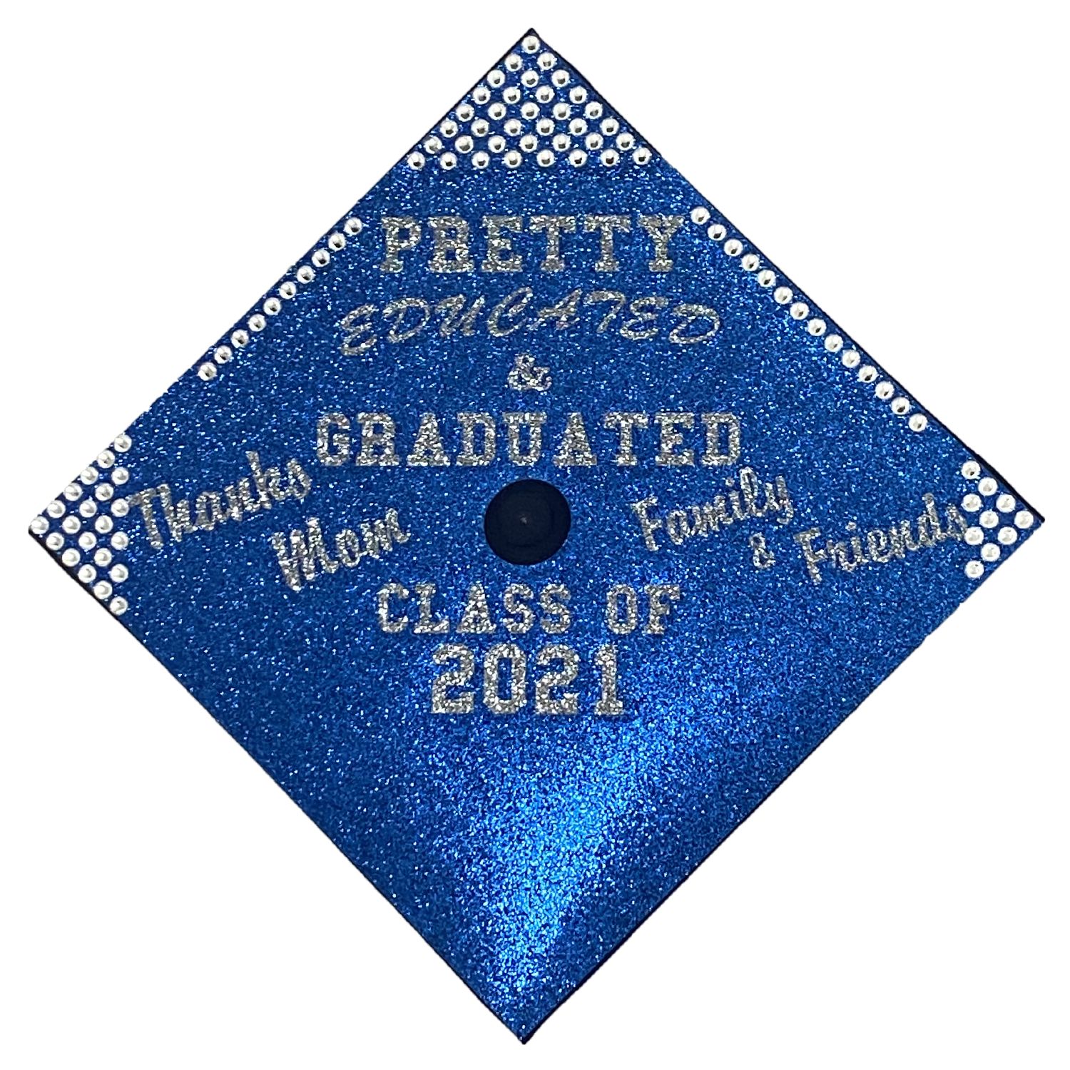 Graduation Cap Topper Rhinestone