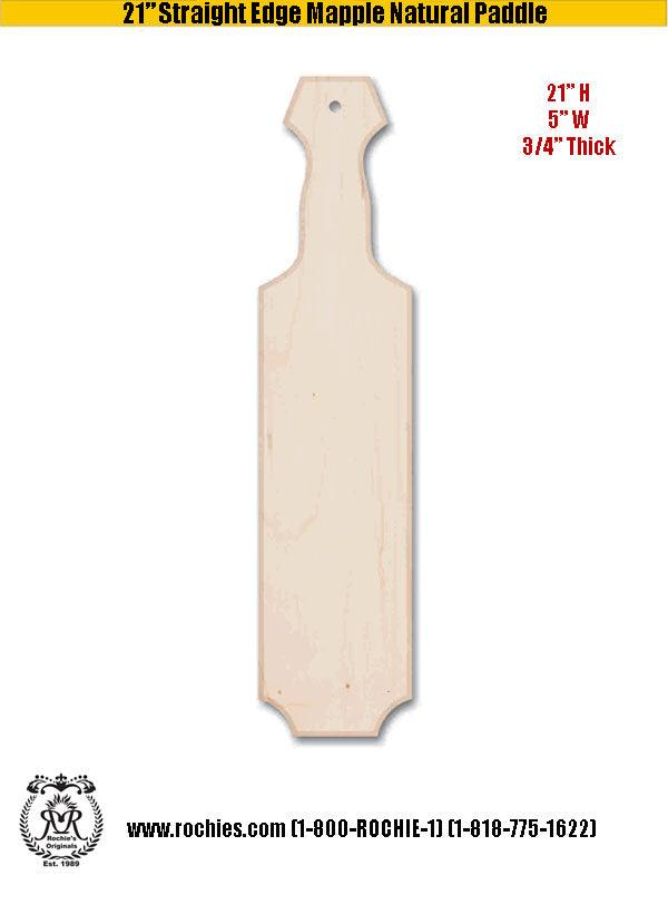 21" Straight Edge Paddle - Rochies Originals