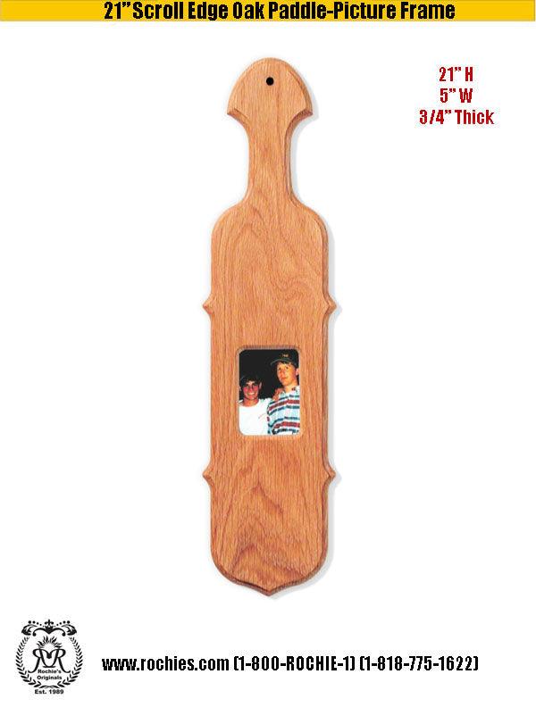 21" Scroll Edge Paddle - Rochies Originals