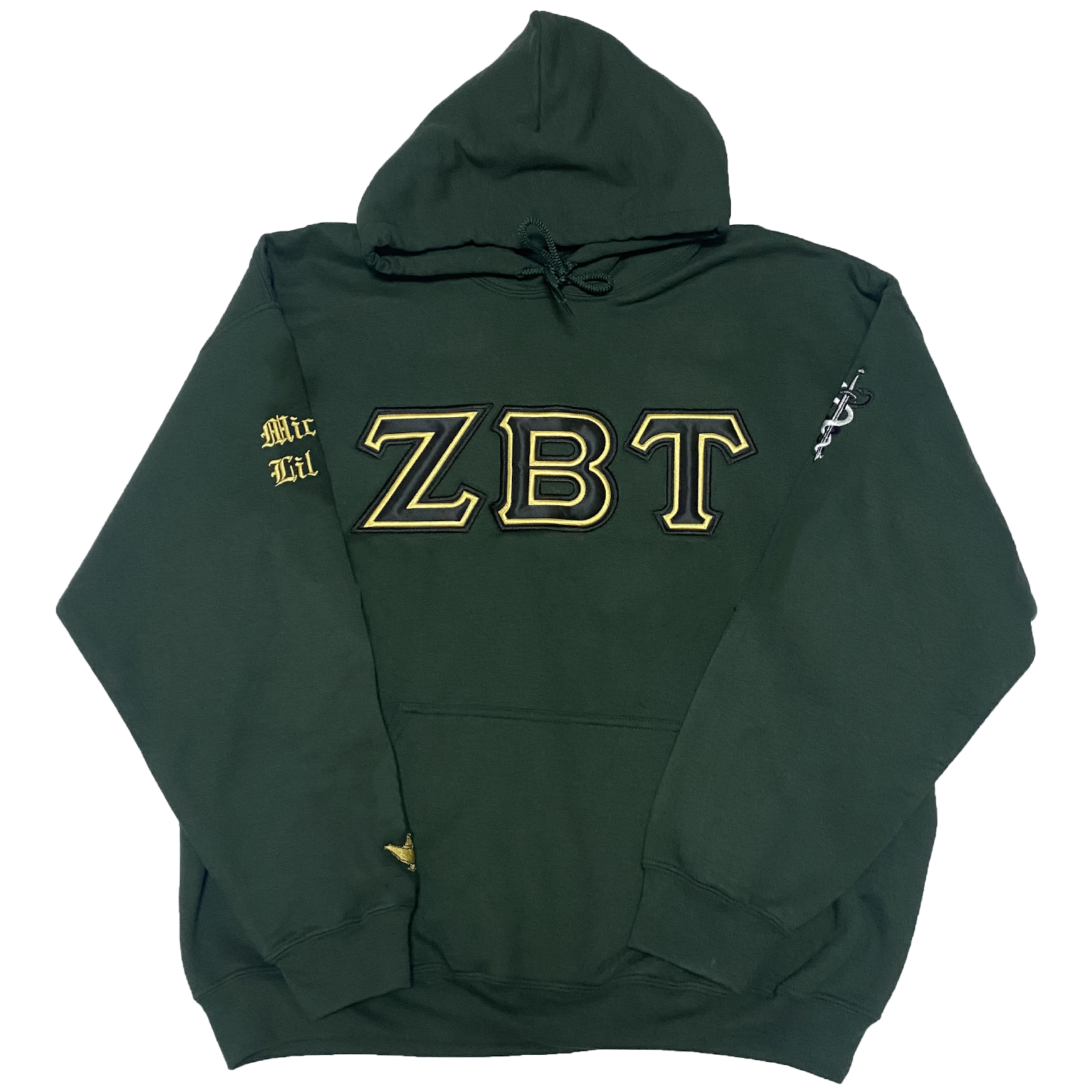 Hoodie with Puff Letters- Non Licensed Groups