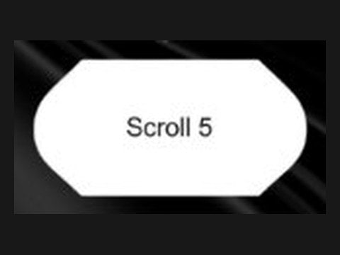 Medium Wood Plaque Shape, Scroll 5