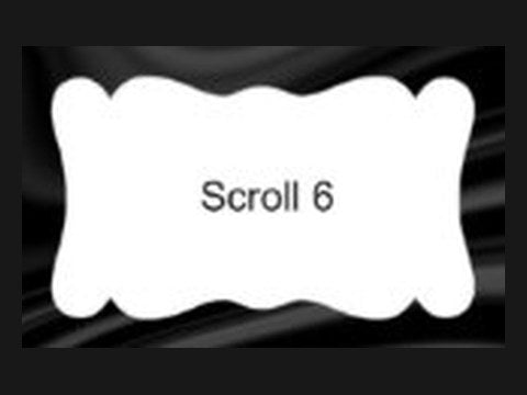 Medium Wood Plaque Shape, Scroll 6
