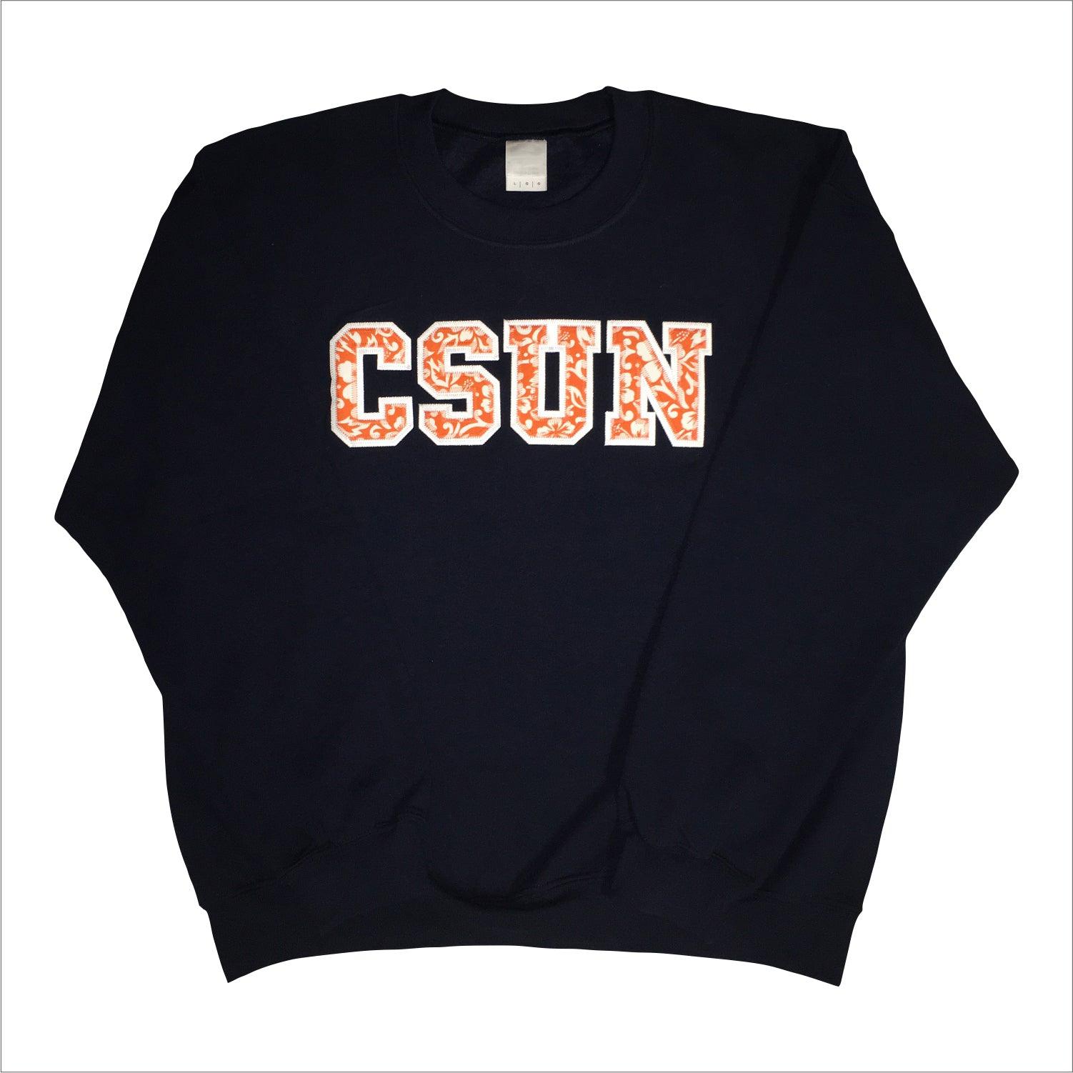 Crewneck CSUN Zig-zag Embroidery - Rochies Originals