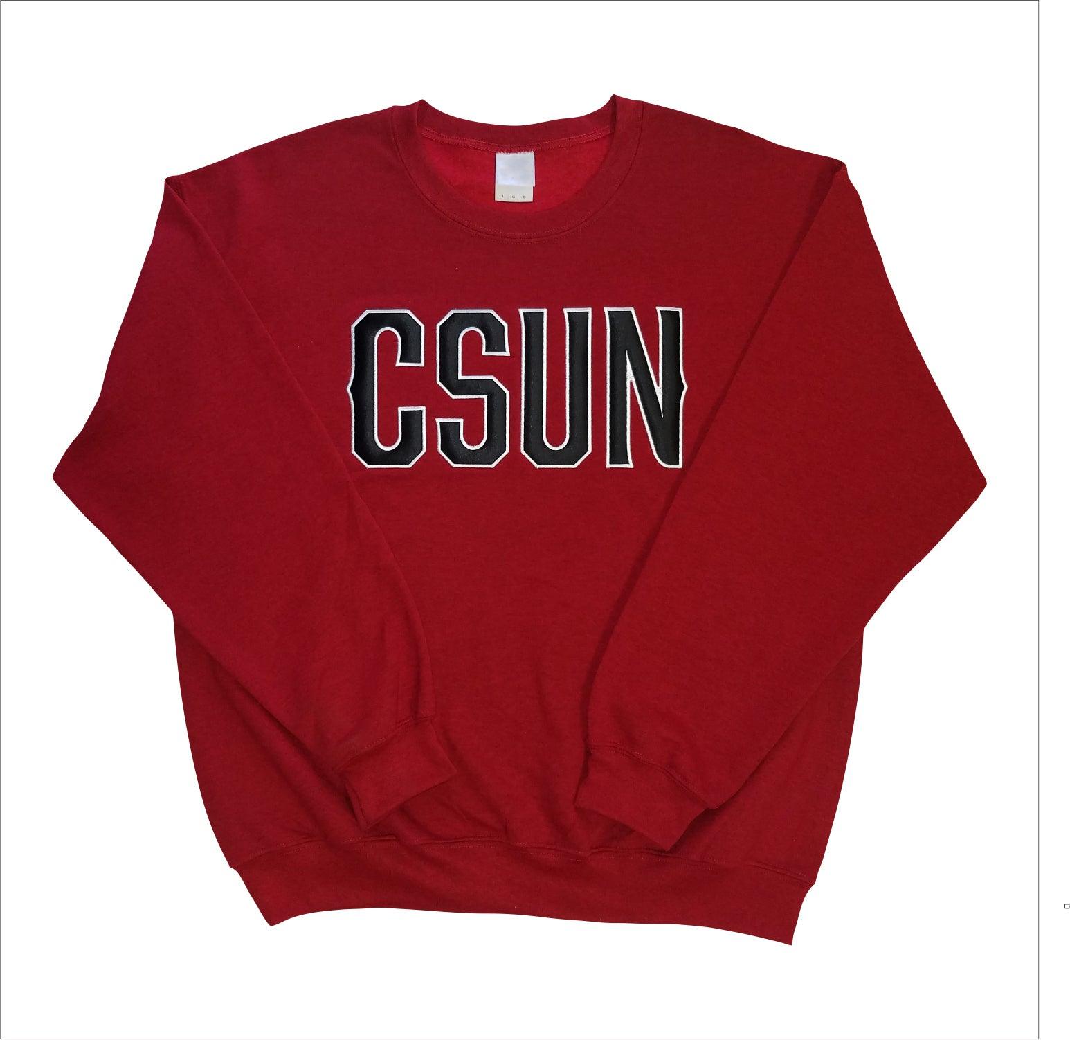 Crewneck CSUN Satin Logo Embroidery - Rochies Originals