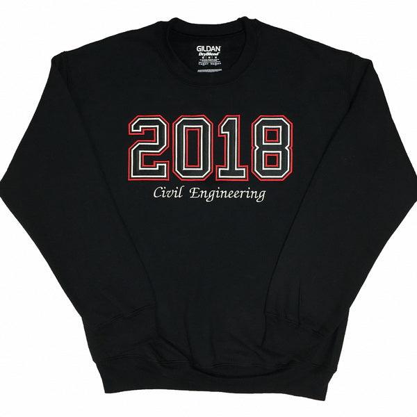 Crewneck Graduation Year Embroidery - Rochies Originals