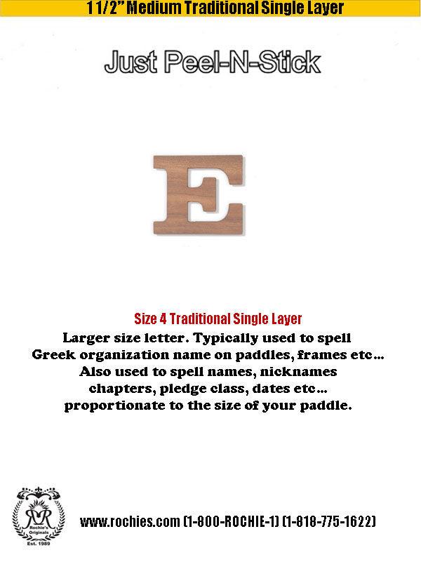 1.5" Medium Traditional Single Layer-Size 4 - Rochies Originals