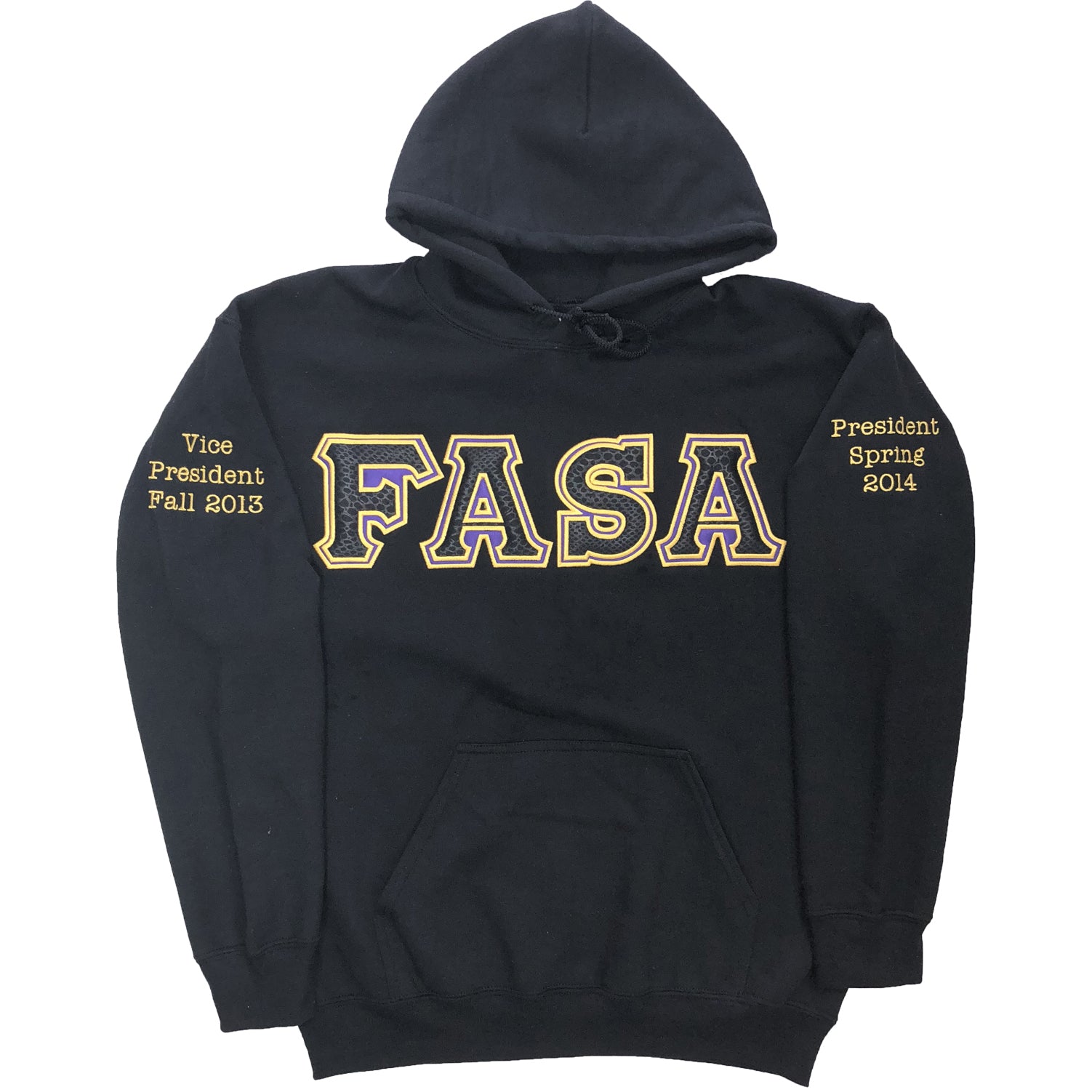 Hoodie with Puff Letters- Non Licensed Groups