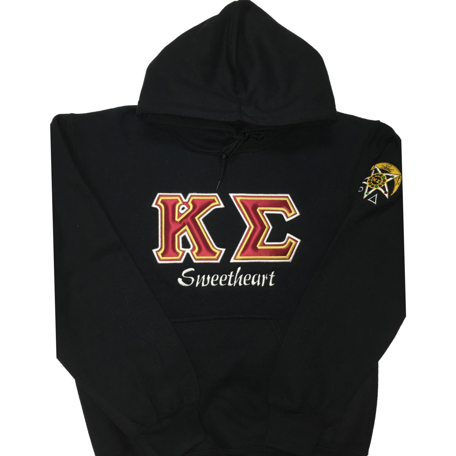 Hoodie with Puff Letters- Non Licensed Groups