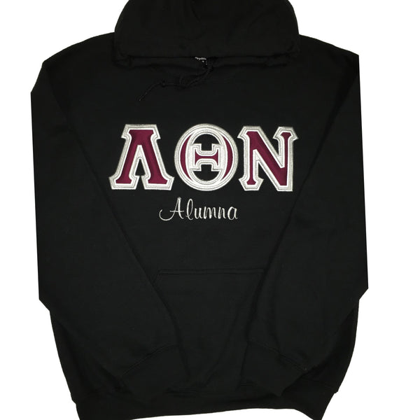 Hoodie with Puff Letters- Non Licensed Groups