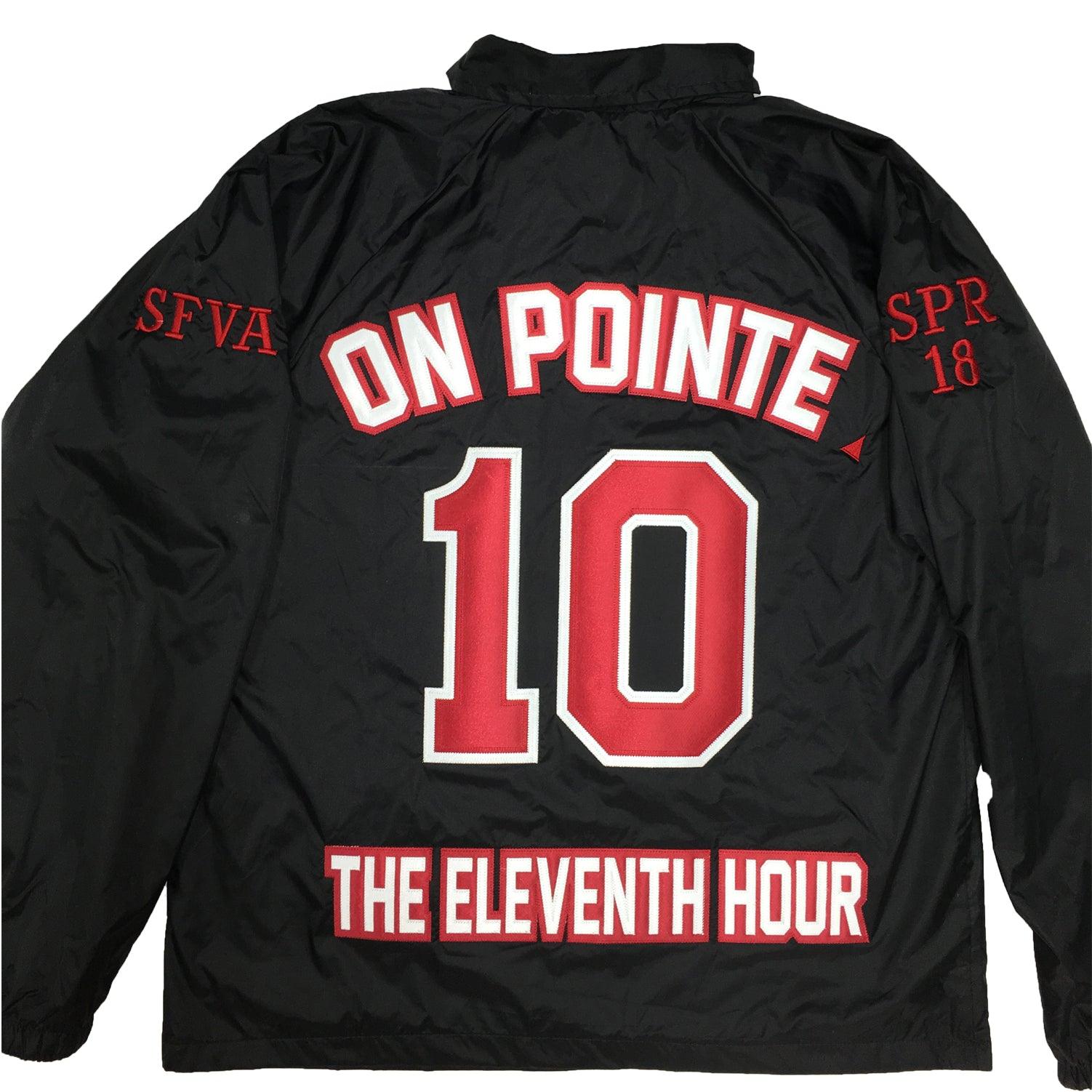 Coach Jacket Greek Letters Zig-Zag Embroidery - Rochies Originals