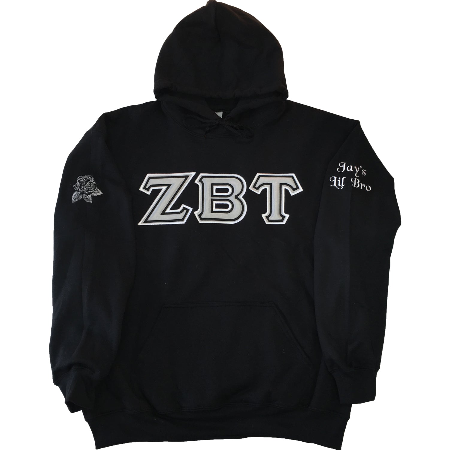 Hoodie with Puff Letters- Non Licensed Groups