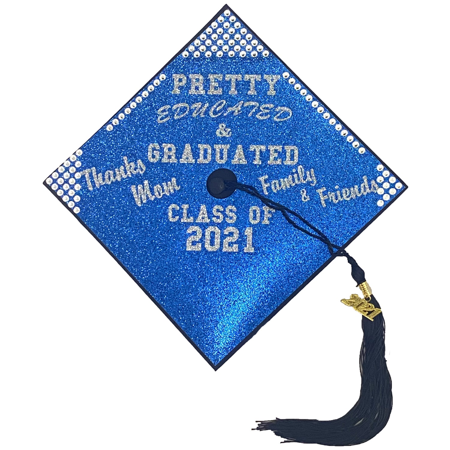 Graduation Cap Topper Rhinestone