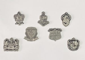 Mini Metal Crest- Approx 1.35in tall