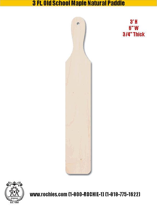 36"-3 Ft. Old School Paddle - Rochies Originals