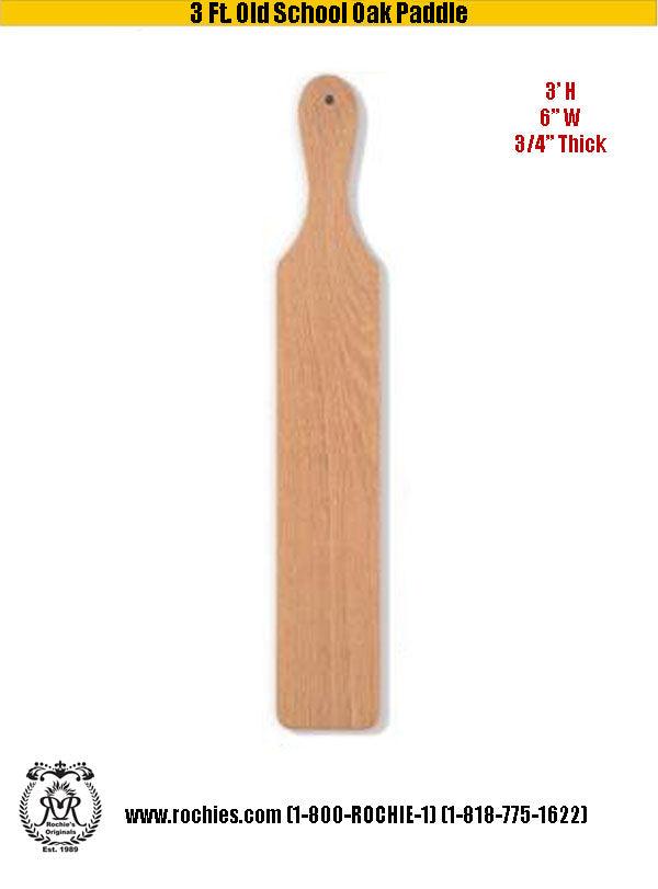 36"-3 Ft. Old School Paddle - Rochies Originals