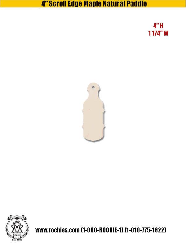 04" Scroll Edge Paddle - Rochies Originals