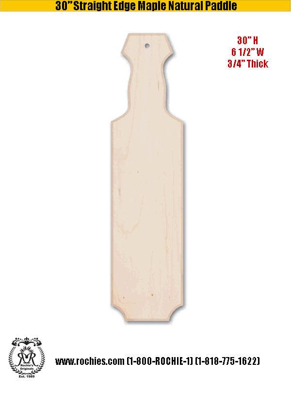 30" Straight Edge Paddle - Rochies Originals
