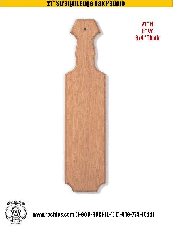 21" Straight Edge Paddle - Rochies Originals