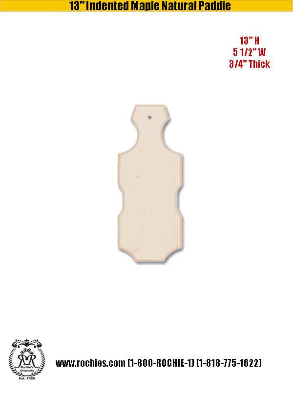 13" Indented Paddle - Rochies Originals