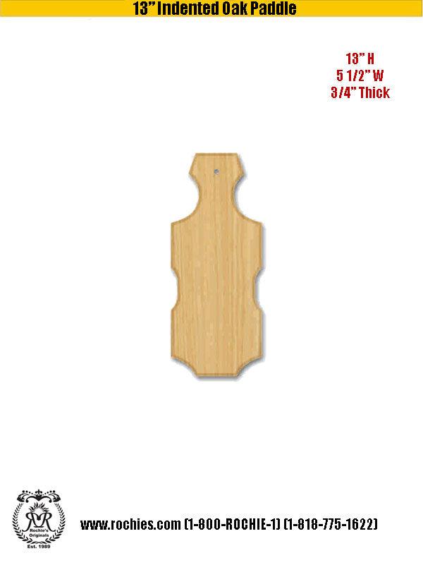 13" Indented Paddle - Rochies Originals